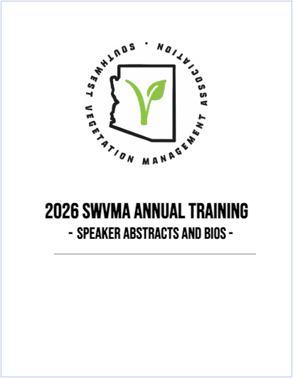 publication cover for 2026 SWVMA Training Event Speaker Bios and Abstracts